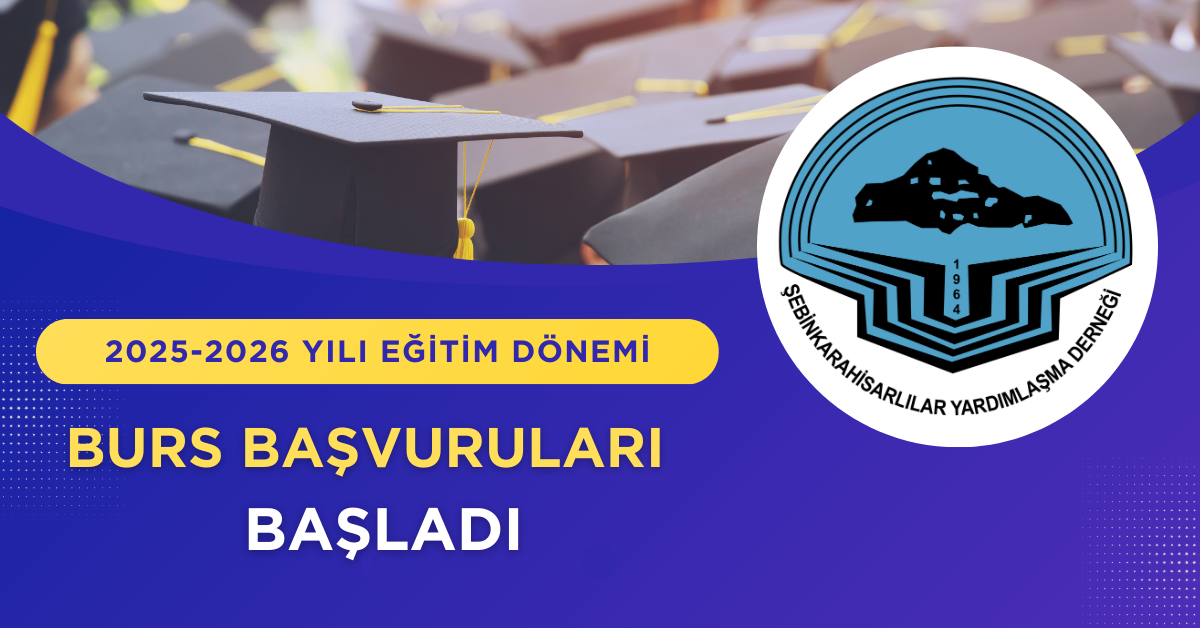 2025-2026 YILI BURS BAŞVURULARI BAŞLADI		