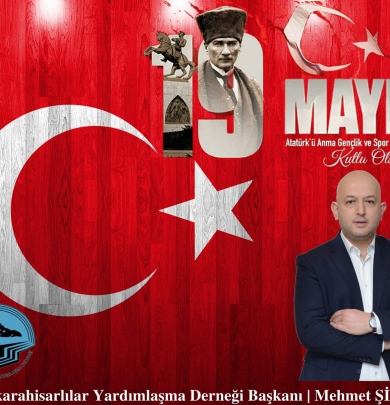 19 MAYIS ATATÜRK'Ü ANMA GENÇLİK VE SPOR BAYRAMININ 101. YILINI KUTLUYORUZ