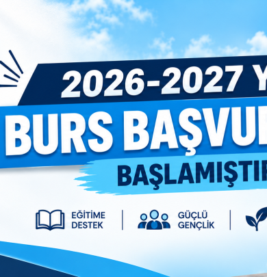 2026-2027 YILI BURS BAŞVURULARI BAŞLADI		