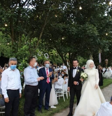 BAŞKAN VEKİLİMİZ EKREM ÇİFTÇİ'NİN OĞLU M.BURAK VE NURSENA ÇİFTİNİN DÜĞÜNÜ YAPILDI