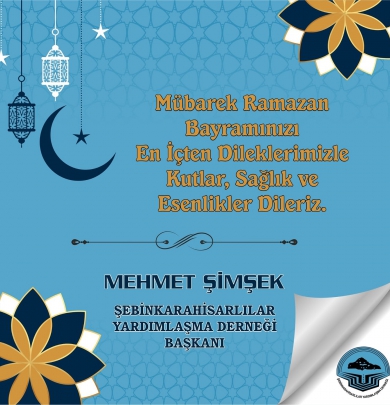 RAMAZAN BAYRAMI KUTLAMA MESAJIMIZ