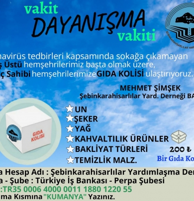 VAKİT DAYANIŞMA VAKTİ KAMPANYASI