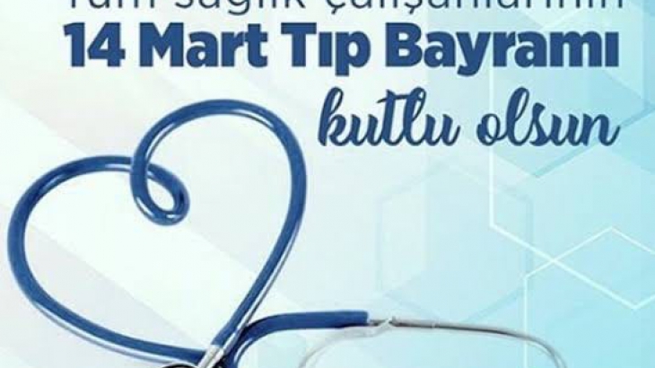 14 MART TIP BAYRAMI KUTLAMA MESAJI