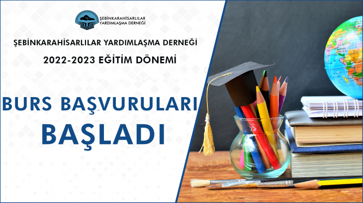 2022-2023 YILI BURS BAŞVURULARI BAŞLADI