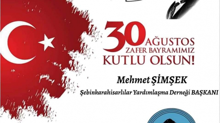 30 AĞUSTOS ZAFER BAYRAMIMIZIN 99. YILI KUTLU OLSUN