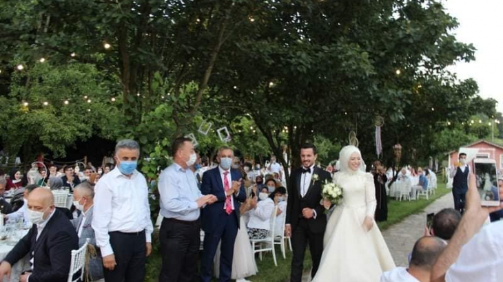 BAŞKAN VEKİLİMİZ EKREM ÇİFTÇİ'NİN OĞLU M.BURAK VE NURSENA ÇİFTİNİN DÜĞÜNÜ YAPILDI