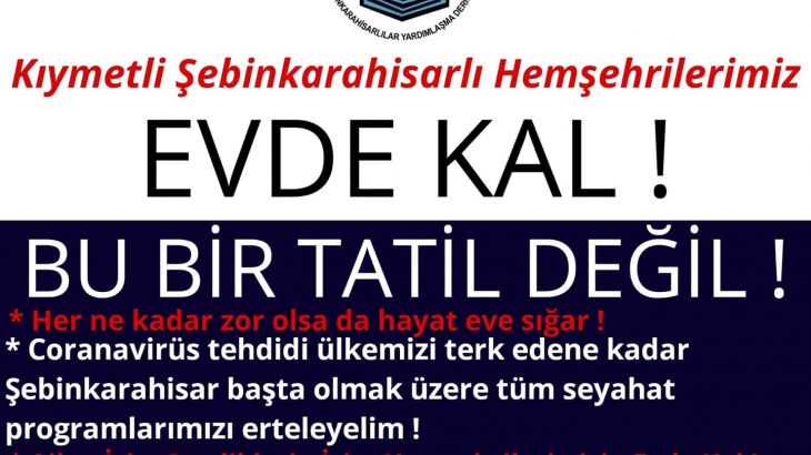 COVİT19 VİRÜSÜNDEN KORUNMAN İÇİN EV KAL 