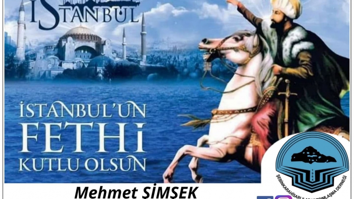 İSTANBUL'UN KURTULUŞUNUN 567. YIL DÖNÜMÜ KUTLAMA MESAJI