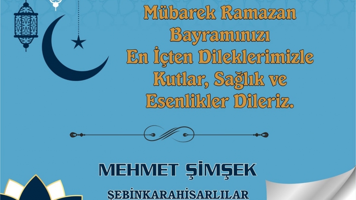 RAMAZAN BAYRAMI KUTLAMA MESAJIMIZ