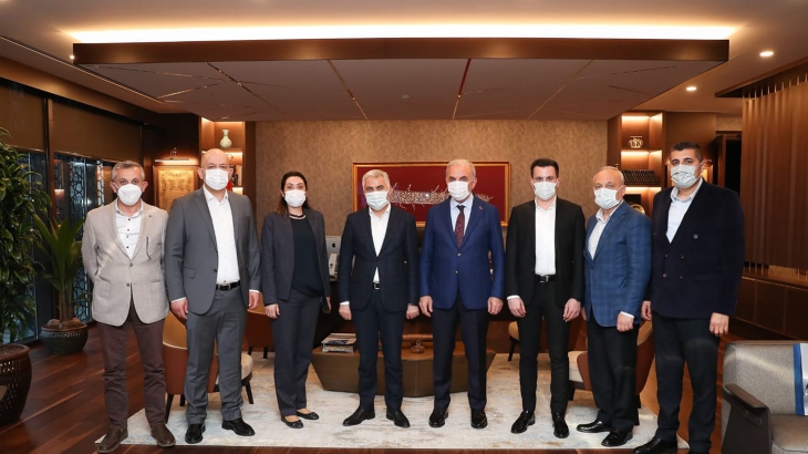 ÜMRANİYE BELEDİYE BAŞKANI İSMET YILDIRIM'A NEZAKET ZİYARETİMİZ